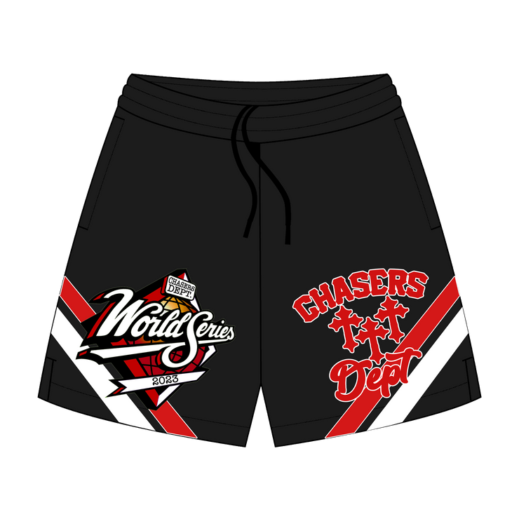 Chasers World Series Black Shorts